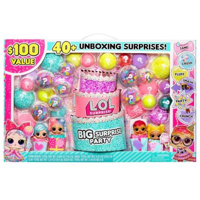 Комплект 4 кукли, LOL Surprise, Big Party, 40 изненади, 120957EUC