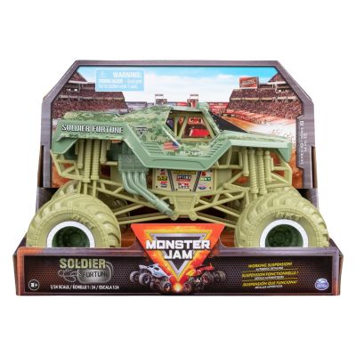 Метален автомобил, Monster Jam, Soldier Fortune, 1:24, 20143044