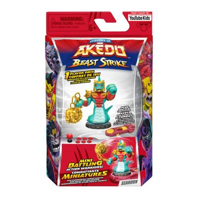 Фигурка с аксесоари, Akedo, Beast Strike, Seahorn, S5