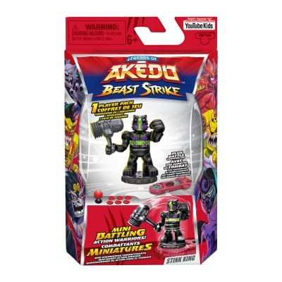 Фигурка с аксесоари, Akedo, Beast Strike, Stink King, S5