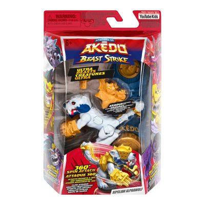 Фигурка Ultra Beast, Akedo, Beast Strike, Ripclaw Alphawolf, S6