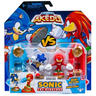 Комплект от 2 фигурки, Akedo, Sonic The Hedgehog Vs Knuckles, S1