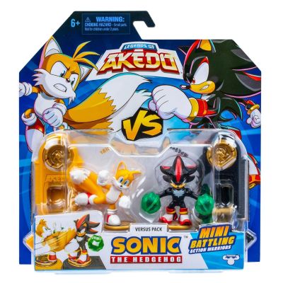 Комплект от 2 фигурки, Akedo, Tails Vs Shadow, S1