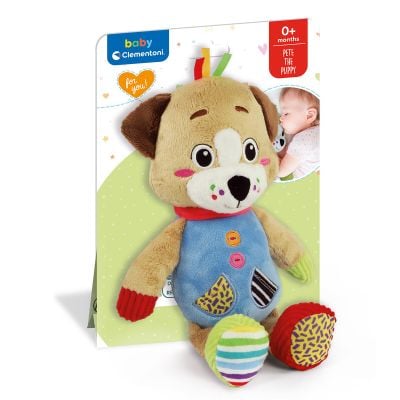 Плюшена играчка, Clementoni, Кученце Pete