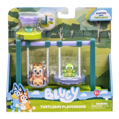 Комплект за игра с 2 фигурки, Bluey, Turtleboy Playground