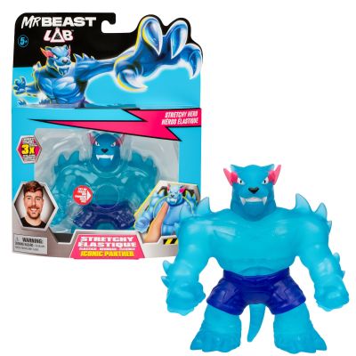 Еластична фигурка, Mr Beast Lab, Iconic Panther, W1