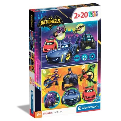 N00024806_001w 8005125248063 Пъзел Clementoni, Batwheels, 2 x 20 части