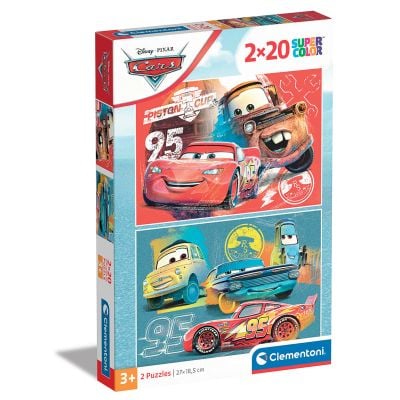 N00024808_001w 8005125248087 Пъзел Clementoni, Disney Cars, 2 x 20 части