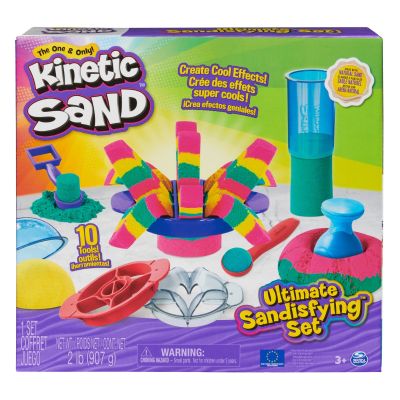 N00025002_001w 778988250020 Комплект за игра с пясък и 10 формички за моделиране, Kinetic Sand, 20142634