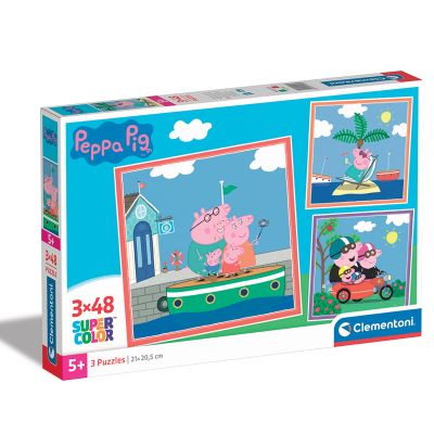 Пъзел Clementoni, Peppa Pig, 3 x 48 части