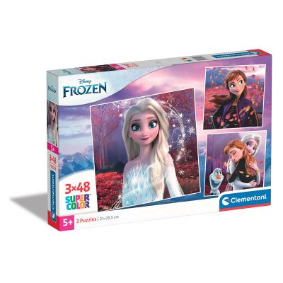 Пъзел Clementoni, Frozen, 3 x 48 части