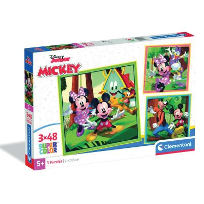 N00025298_001w 8005125252985 Пъзел Clementoni, Disney Mickey Mouse, 3 x 48 части