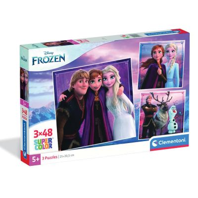 N00025306_001w 8005125253067 Пъзел Clementoni, Disney Frozen, 3 x 48 части