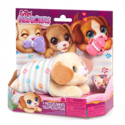 Плюшена играчка с аксесоари, FurReal, Кученце, Оранжево