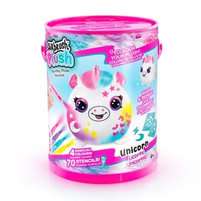 Плюшена играчка за оцветяване, Airbrush Plush, Squishy Plush, Еднорог
