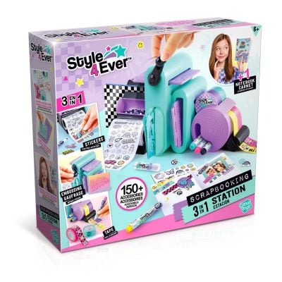 Креативен комплект 3 в 1, Style 4 Ever, Scrapbooking, 150 аксесоара