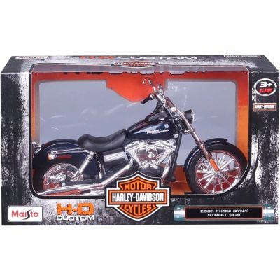 Метален мотоциклет, Maisto, Harley-Davidson, 2006 FXDBI Dyna Street Bob, 1:12