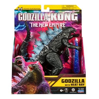 N00035200_GODZILLA WITH HEAT RAY 0043377352006 Подвижна фигурка с аксесоар, Monsterverse, Godzilla with Heat Ray, 15 см