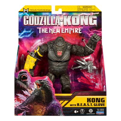 N00035200_KONG WITH B.E.A.S.T. GLOVE 0043377352006 Подвижна фигурка с аксесоар, Monsterverse, Kong with B.E.A.S.T. Glove, 15 см