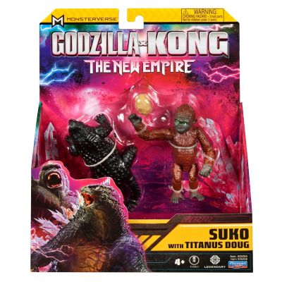 N00035200_SUKO WITH TITANUS DOUG 0043377352006 Подвижна фигурка с аксесоар, Monsterverse, Suko with Titanus Doug, 15 см