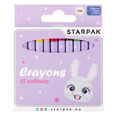 N00036297_001w 5905523631586 Восъчени цветни моливи, Starpak, Rabbit, 12 броя