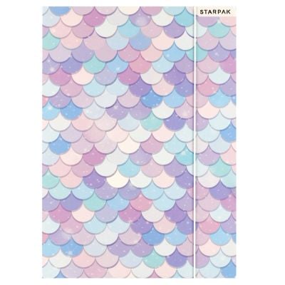 Папка с ластик A4, Starpak, Mermaid