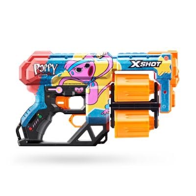 Бластер X-Shot, Excel Skins Dread, Kissy, 12 снаряда