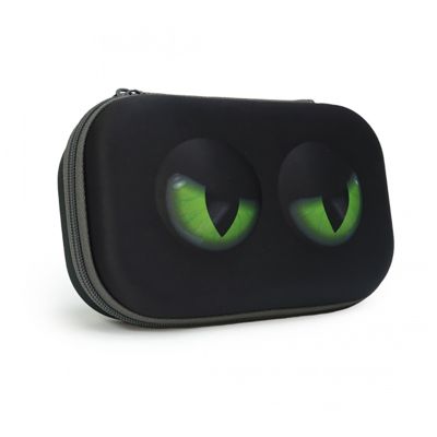 Моливник с цип, Zipit, Creatures Storage Box, Green Eyes