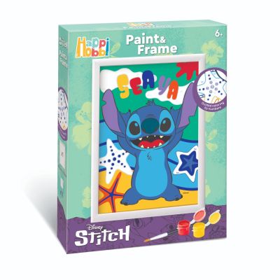 Комплект за рисуване по номера, Happy Hobby, Paint and frame, Stitch