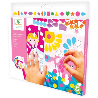 N00044030_001w 3700143944557 Творческа игра, Sycomore, Цветни стикери за момичета