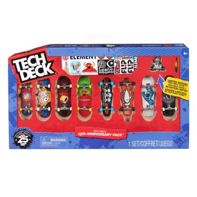 Комплект 8 мини скейтборда, Tech Deck, 25th Anniversary, 20143345