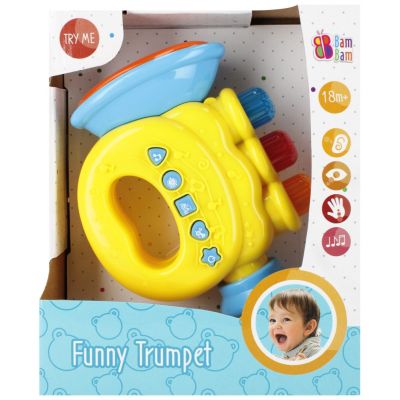 Интерактивна играчка, BamBam, Забавен тромпет