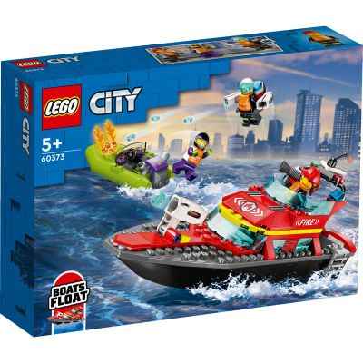 N00060373_001w 5702017416335 LEGO® City - Пожарникарска спасителна лодка (60373)