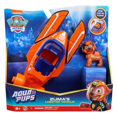 N00065229_20139012 778988435571 Количка с фигурка, Paw Patrol, Aqua Pups, Zuma Lobster, 20139012