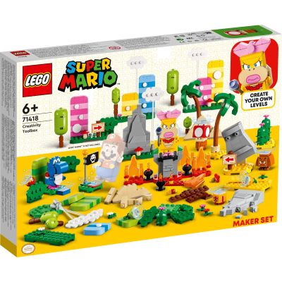 N00071418_001w 5702017415710 LEGO® Super Mario - Комплект кутия с творчески инструменти (71418)