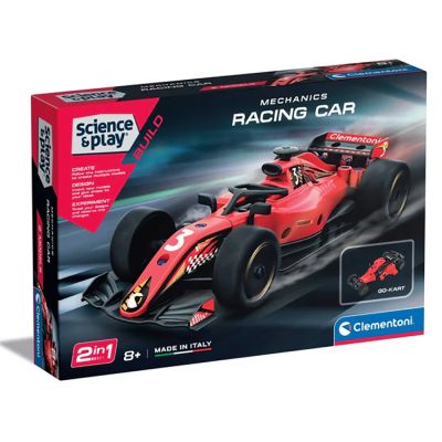 Строителен комплект 2 в 1, Clementoni, Racing Car