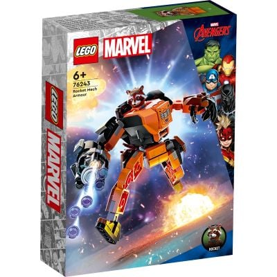N00076243_001w 5702017419633 LEGO® Marvel - Роботска броня на Ракета (76243)