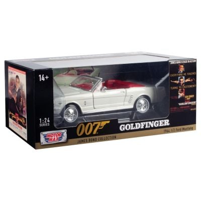 N00079852_001w 661732798520 Количка Motormax, 1964 Ford Mustang Кабриолет 1/2 James Bond, 1:24
