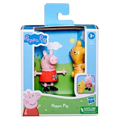 N000F2179_F8116 5010993837595 Комплект 2 фигурки Peppa Pig и Teddy Bear, 7 см, F8116