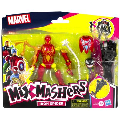 Фигурка с аксесоари, Marvel Spiderman, Mixmashers, Iron Spider, F9217