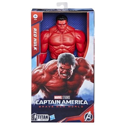 Подвижна фигурка, Marvel Titan Hero, Red Hulk, 30 см, F9299