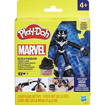 Комплект за игра с фигурка, Play-Doh, Marvel Black Panther, G0055