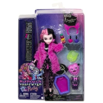 N000HKY66_001w 194735110605 Papusa Draculaura, Monster High, Creepover Party, HKY66
