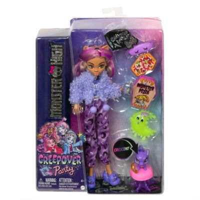 N000HKY67_001w 194735110742 Кукла Clawdeen , Monster High, Creepover Party, HKY67