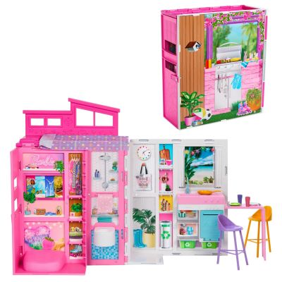 N000HRJ76_001w 0194735178377 Комплект къща за кукли Barbie, Getaway House, HRJ76