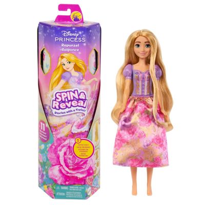 Кукла с аксесоари изненада, Disney Princess, Spin And Reveal, Rapunzel, HTV86