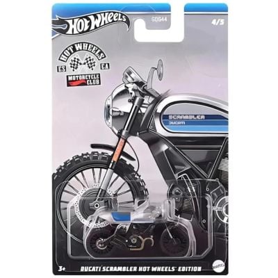 Метален мотоциклет, Hot Wheels, Ducati Scrambler Edition, 1:64, HRR93