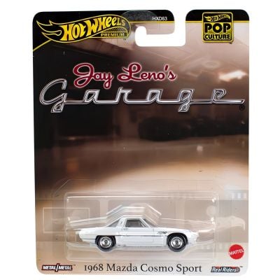 Метална количка, Hot Wheels Premium, Pop Culture, Jay Lenos Garage, Mazda Cosmo Sport, JBL66