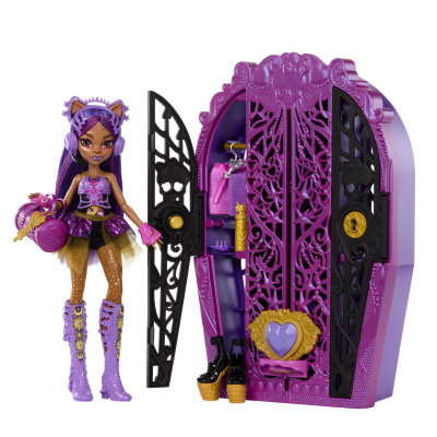 N000HXH85_001w 0194735230600 Кукла с аксесоари, Monster High, Skulltimate Secrets, Clawdeen Wolf, HXH85