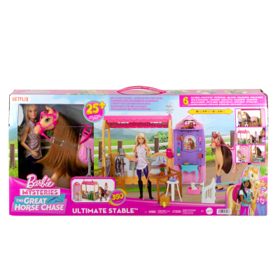 Комплект за игра с кукла, Barbie Mysteries, The Great Horse Chase, HXJ44
